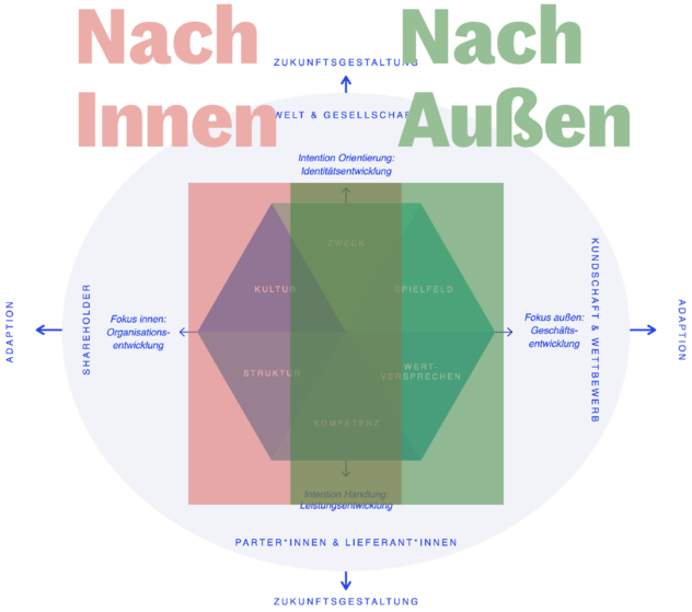 Wirkrichtungsperspektive im Strategie-Hexagon
